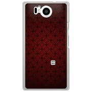 106SH-YCM2P0760-78 [SoftBank 106SH AQUOS PHONE Xx 用 カバー クラシックパターンデザインクイーンレッド]