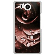 106SH-YCM2P0767-78 [SoftBank 106SH AQUOS PHONE Xx 用 カバー ウォーターローズクラシックデザインレッド]