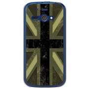 SoftBank 205SH AQUOS PHONE ss用 カバーユニオンジャックコレクショングレーカラーズ♯40デザートグリーン 205SH-YCM2P0604-78