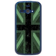 SoftBank 205SH AQUOS PHONE ss用 カバーユニオンジャックコレクショングレーカラーズ♯60シルエットグリーン 205SH-YCM2P0606-78