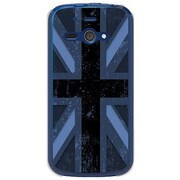 SoftBank 205SH AQUOS PHONE ss用 カバーユニオンジャックコレクショングレーカラーズ♯110ダークブルー 205SH-YCM2P0611-78