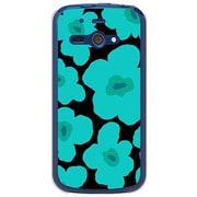 SoftBank 205SH AQUOS PHONE ss用 カバールーズフラワーコレクションシルエットカラーズ♯90オルビアグリーン 205SH-YCM2P0632-78