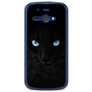 205SH-YCM2P0698-78 [SoftBank 205SH AQUOS PHONE ss用 カバーブラックキャット黒猫]