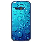 205SH-YCM2P0703-78 [SoftBank 205SH AQUOS PHONE ss用 カバーウォーターパネルグラフィックブルー]