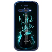 SoftBank 205SH AQUOS PHONE ss用 カバーNINELIVESロマンスギターブルー 205SH-YCM2P0705-78