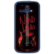 SoftBank 205SH AQUOS PHONE ss用 カバーNINELIVESロマンスギターレッド 205SH-YCM2P0706-78