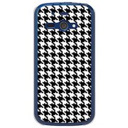 SoftBank 205SH AQUOS PHONE ss用 カバー千鳥格子デザインドットB 205SH-YCM2P0746-78