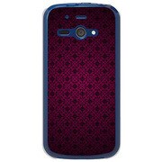 SoftBank 205SH AQUOS PHONE ss用 カバークラシックパターンデザインクイーンマゼンタ 205SH-YCM2P0759-78