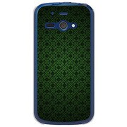 SoftBank 205SH AQUOS PHONE ss用 カバークラシックパターンデザインクイーンダークグリーン 205SH-YCM2P0764-78