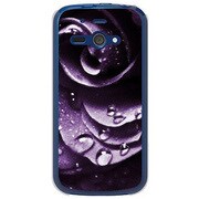 SoftBank 205SH AQUOS PHONE ss用 カバーウォーターローズクラシックデザインパープル 205SH-YCM2P0769-78