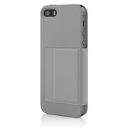 IPH-1130-GRY [iPhone 5/5s対応 スタンド機能付 ハードシェルフォリオケース LGND ミディアムグレー]