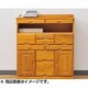 天然木ファックス台・FAX台・電話台（幅72） ライトブラウン KFAX-72（LBR）