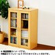 ラフレシール2 ガラスキャビネット ナチュラル WRAF2-9060GC（NB）