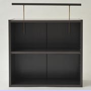 突っ張りラック 幅60cm 上置き用 ダークブラウン CTUR6055（DBR）