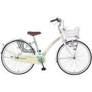 子ども用自転車 スターエスコート221-G 22型 変速なし ライトイエロー/ライトグリーン MK-14-033