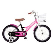 幼児用自転車 ハニーレモン-G 18型 ピンク/ブラック MK-14-039