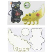 RSS-024.1-B [Reflective Sticker 貼り付け用反射材 シールセット ベア&ダイナソー]