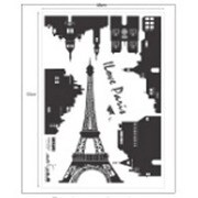 SS58217 [FIXPIX ウォールステッカーSS I Love Paris]