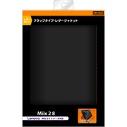 Miix 28シリーズ フラップタイプ・レザージャケット(合皮) /ブラック RT-MX28LC1/B
