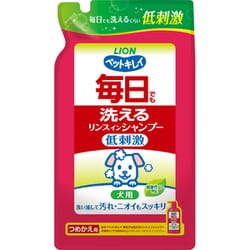 愛犬用 つめかえ用 400ml 毎日でも洗えるリンスインシャンプー