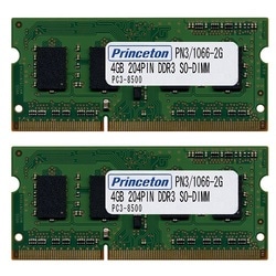 ヨドバシ.com - プリンストン PRINCETON Mac対応メモリーモジュール ノートブック用メモリ 2GB×2 PC3-8500 DDR3  204pin SDRAM PAN3/1066-2GX2 通販【全品無料配達】