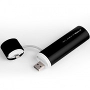 POWERTUBE 2600mAh USB出力:1ポート 最大:1A LIGHTNING - BLACK SP2600-O-L-BK