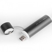 POWERTUBE 2600mAh USB出力:1ポート 最大:1A LIGHTNING - CHARCOAL GREY SP2600-O-L-GR