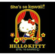 CHK-02 [ハローキティ（HELLO KITTY） カワイイ蒔絵ステッカー 窓]