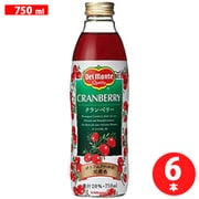 デルモンテ クランベリー 750ml×6本