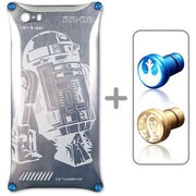 4060 [アルミソリッドケース iPhone SE/5s/5用ケース STAR WARS(スター・ウォーズ) R2-D2 シルバー]