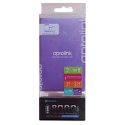 UltraSlim PowerPack 8000mAh USB出力:2ポート 最大合計:2A Purple PWB80-M10-PU