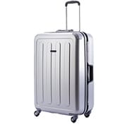 バンドル 新サイレントキャスタースーツケース L 旅行日数目安:4~7泊 74L TSAロック搭載 シルバー 85-75595