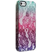 クリアディフレクターケース [Clear Deflector case MintLaceGradient iPhone 5/5S用ケース]