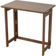 天然木折りたたみデスク(幅80 奥行45)ハイタイプ フレッシュブラウン SP-5750H70(FBR)