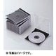 Blu-ray/DVD/CDプラケース （1枚収納/10パック） ブラック CCD-JSCN10BK