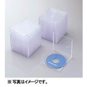Blu-ray/DVD/CDプラケース (1枚収納/30パック) クリア CCD-JSCN30CR