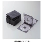 Blu-ray/DVD/CDプラケース (4枚収納/5パック) ブラック CCD-JSCNQ5CBK