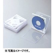 Blu-ray/DVD/CDプラケース (2枚収納/5パック) ホワイト CCD-JSCNW5WH