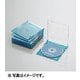 Blu-ray/DVD/CDスリムプラケース （1枚収納/10パック） クリアブルー CCD-JSCS10CBU