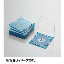 ヨドバシ.com - エレコム ELECOM Blu-ray/DVD/CDスリムプラケース （1枚収納/10パック） クリアブルー CCD- JSCS10CBU 通販【全品無料配達】