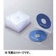 Blu-ray/DVD/CDスリムプラケース （2枚収納/10パック） クリア CCD-JSCSW10CR