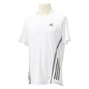 AK738 [adiSN リフレクト半袖 Tシャツ メンズ Mサイズ ホワイト/テックグレー G84327]