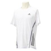 AK738 [adiSN リフレクト半袖 Tシャツ メンズ Oサイズ ホワイト/テックグレー G84327]
