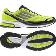 adizero(アディゼロ) Boston 4 ランニングシューズ ワイド幅モデル メンズ 26.5cm ソーラースライム/ネオアイロンメットF11/ブラック D65772 [EO446]