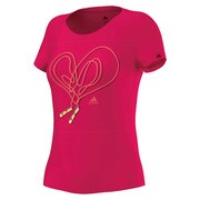 ALL29 [G ハートTシャツ レディース J/L ビビッドベリーS14 F50799]