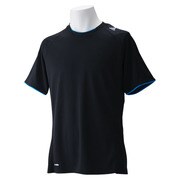 AML21 [叶衣（カノイ） ランニング 半袖Tシャツ メンズ J/O ブラック F49022]