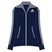 DDY63 [adidasbloom ウォームアップジャケット レディース Sサイズ カレッジネイビー/ホワイト F94404]