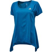 DDW70 [AG SS ヨガフレアーTシャツ レディース J/OT トライブブルーS14 F93929]