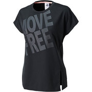 DDW61 [AG SS GR ルーズTシャツ レディース J/S ブラック F93344]