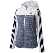 DDY69 [adidasbloom クロス ジャケット レディース Lサイズ ホワイト/カレッジネイビー F94428]